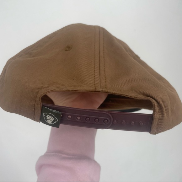 Howler Bros Los Hermanos Snapback Trucker Hat Brown Cotton Adjustable Mens - Picture 6 of 6